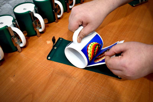 Печать на кружках методом сублимации