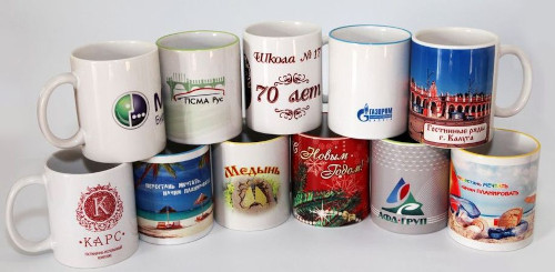 Печать на кружках методом сублимации