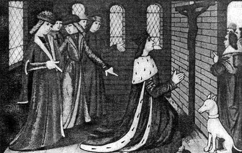 Карл VII и придворные